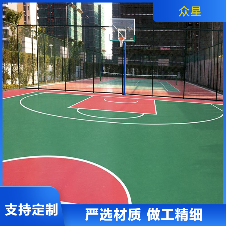 开封市塑胶地坪篮球场硅PU - 推荐